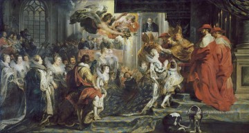 Le couronnement à Saint Denis par Peter Paul Rubens Peinture à l'huile